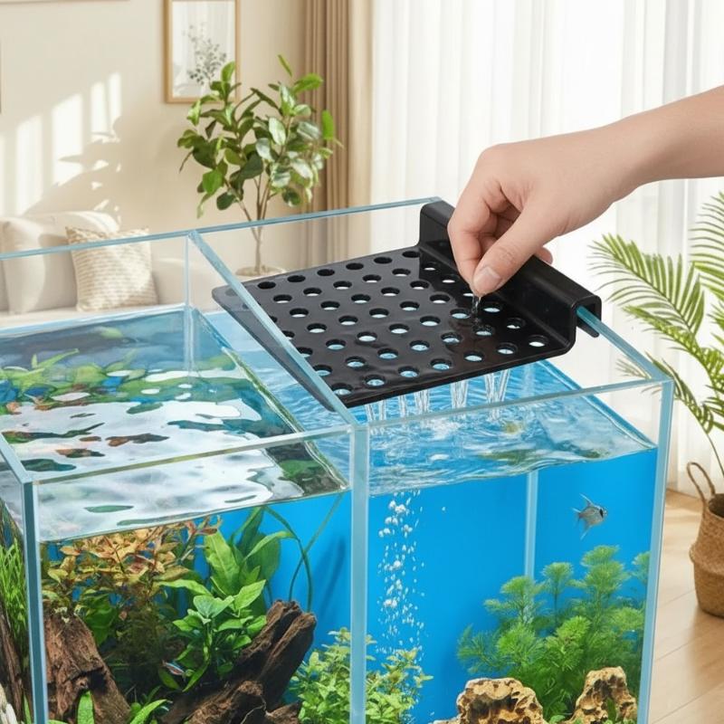 Aquarium Fish Background - ถุงกรองตู้ปลา ระบบกรองที่มีประสิทธิภาพ ปั๊มกรองแบบแขวน ระบบหมุนเวียนน้ำแบบหยด ติดผนัง ดีไซน์กะทัดรัด