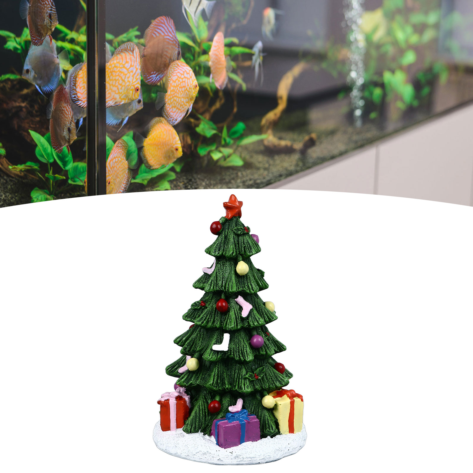 ZK20 Christmas Fish Tank Ornam - Aquarium Fish Names บทวิจารณ์และราคา