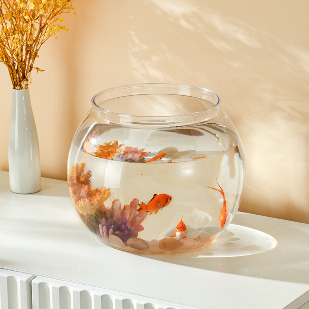 ตู้ปลาทรงกลมใส พลาสติก ตกแต่งบ - Aquarium Fish Names บทวิจารณ์และราคา