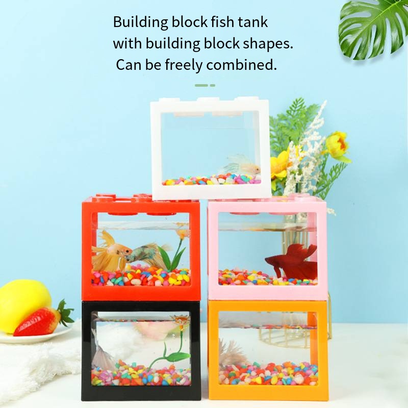 ตู้ปลาขนาดเล็กทรงบล็อกแปลกใหม่ - Aquarium Fish Names บทวิจารณ์และราคา