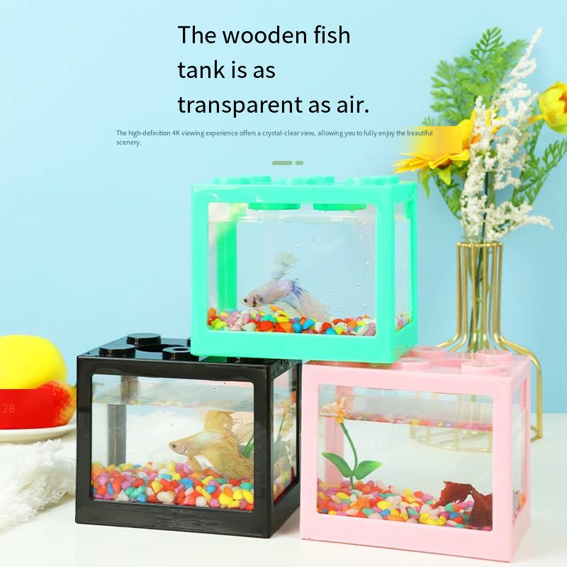 ตู้ปลาขนาดเล็กทรงบล็อกแปลกใหม่ - Aquarium Fish Names บทวิจารณ์และราคา