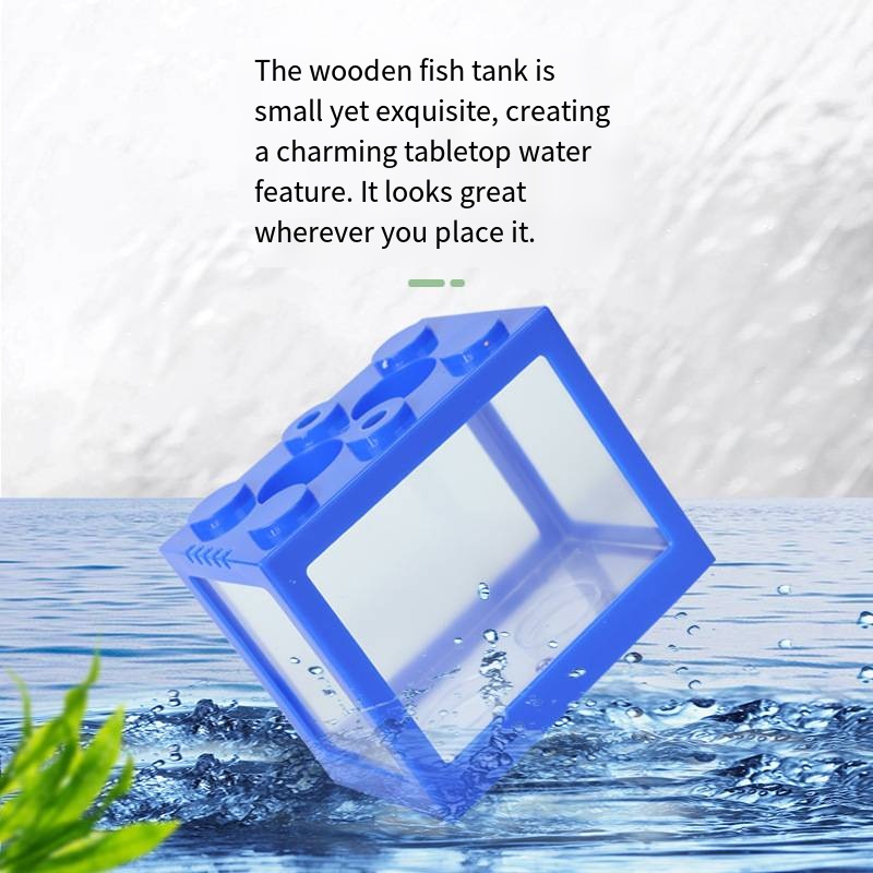 ตู้ปลาขนาดเล็กทรงบล็อกแปลกใหม่ - Aquarium Fish Names บทวิจารณ์และราคา