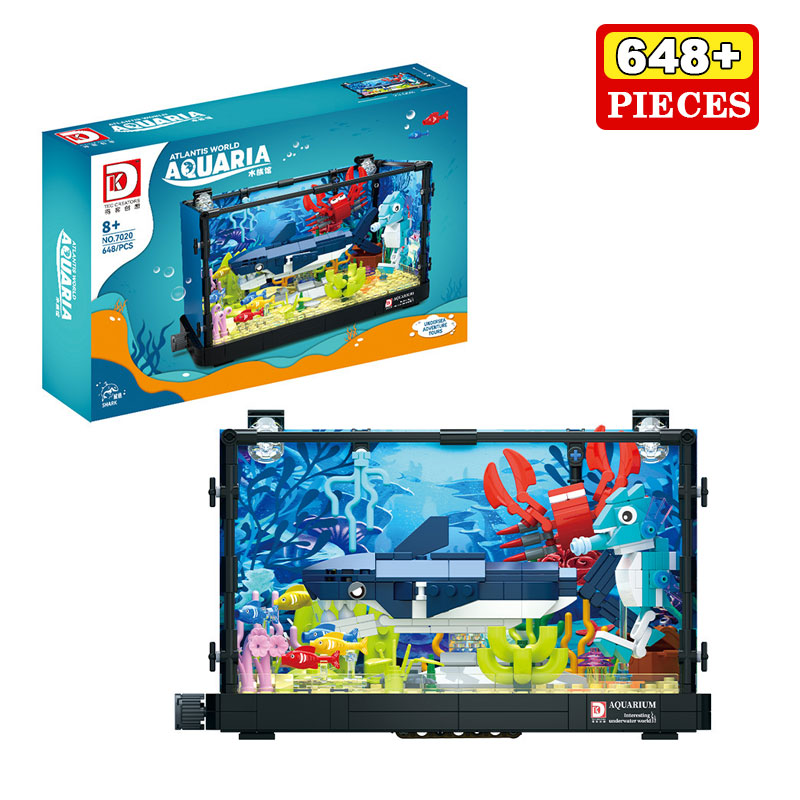 ตัวต่อสร้างระบบนิเวศฉลาม 648 ช - Aquarium Fish Of The World บทวิจารณ์และราคา