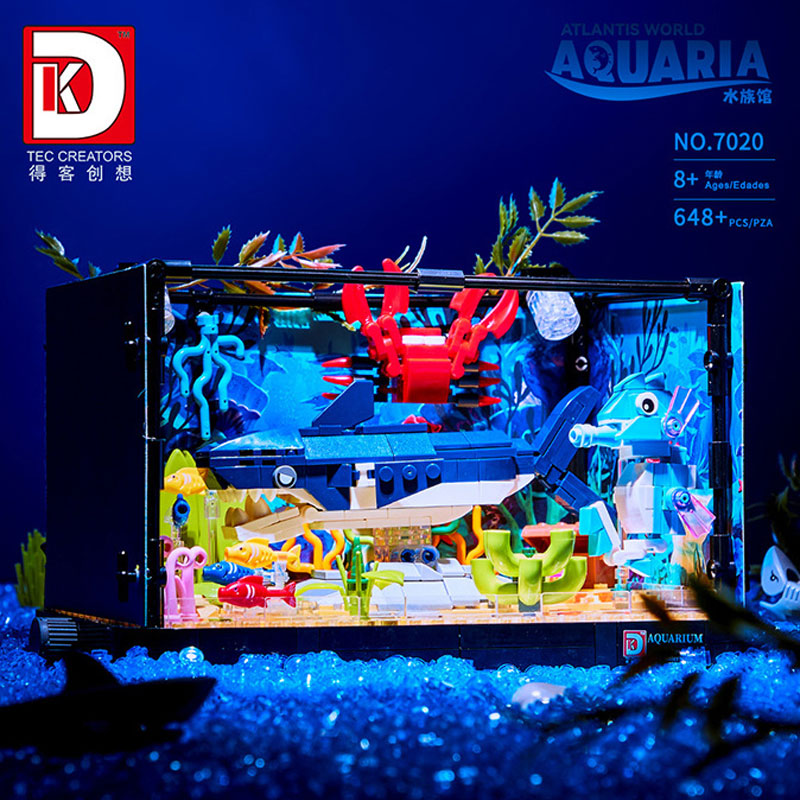ตัวต่อสร้างระบบนิเวศฉลาม 648 ช - Aquarium Fish Of The World บทวิจารณ์และราคา
