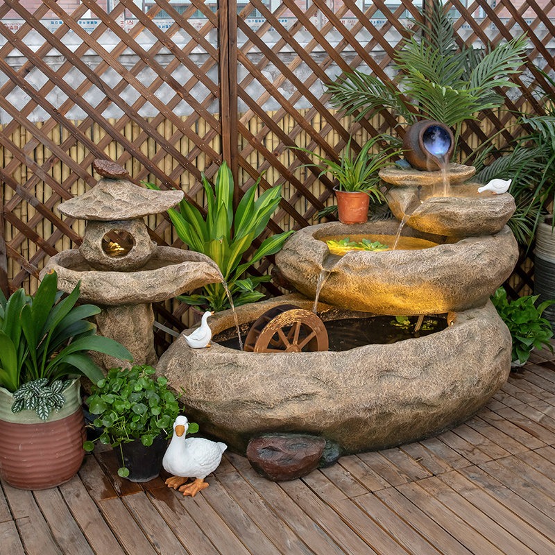 น้ำพุตกแต่งสวน ระเบียง บ่อปลา  - Aquarium Fish In Pond บทวิจารณ์และราคา