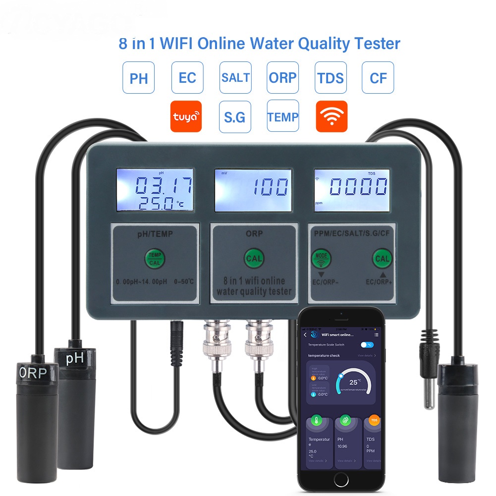 Tuya WiFi Digital PH ORP TDS E - Aquarium Fish Online บทวิจารณ์และราคา