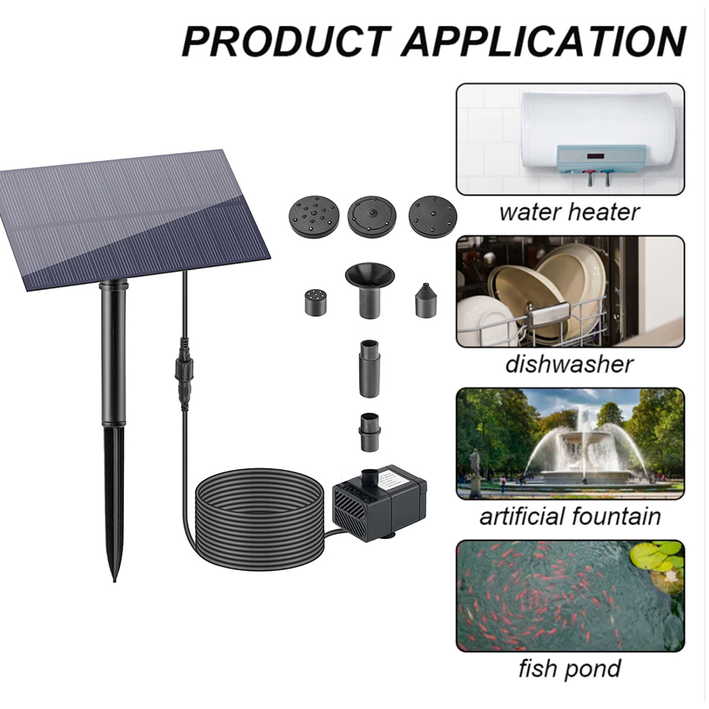 5W 5V น้ําพุตกแต่งสวน Stake พล - Aquarium Fish Farm บทวิจารณ์และราคา