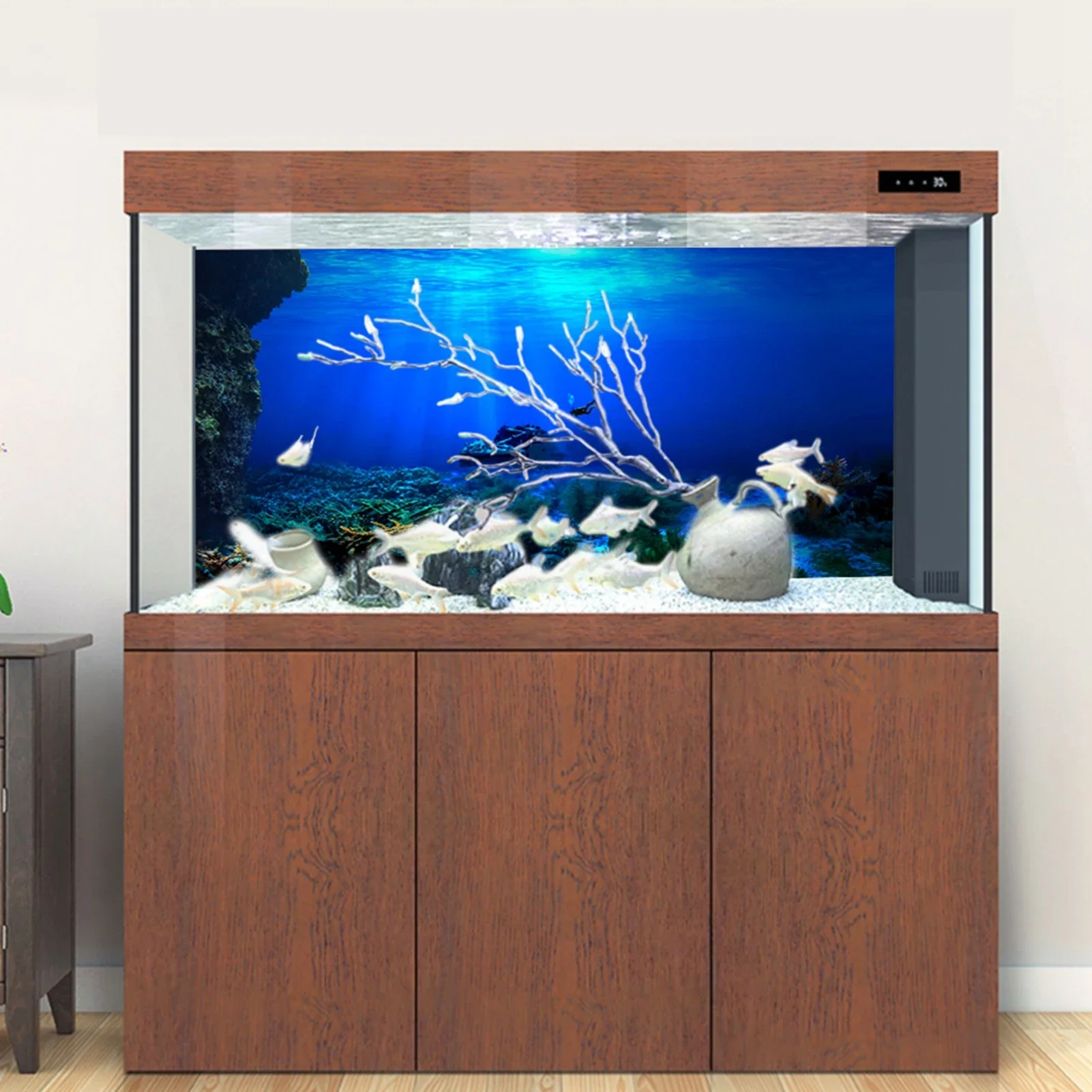 ป่าฝนกล่อง PVC โปสเตอร์ติดตู้ป - Aquarium Fish Of The World บทวิจารณ์และราคา