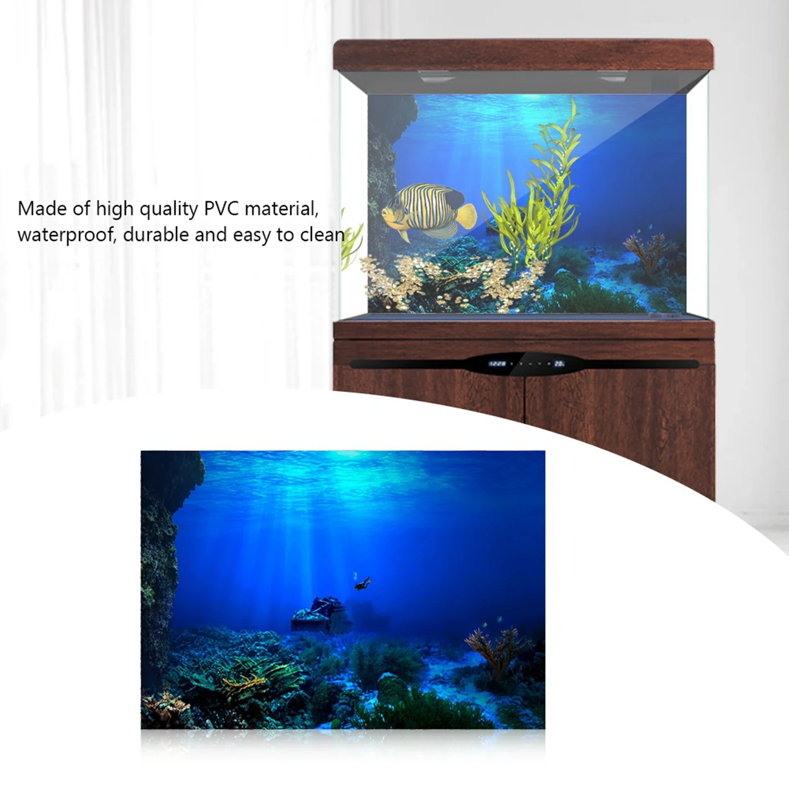 ป่าฝนกล่อง PVC โปสเตอร์ติดตู้ป - Aquarium Fish Of The World บทวิจารณ์และราคา