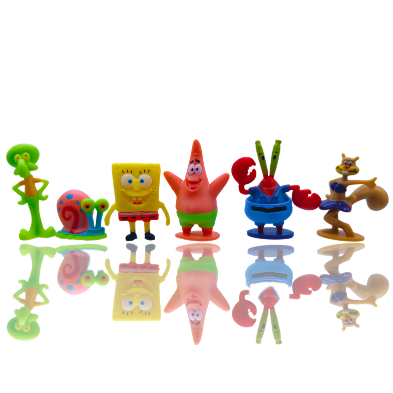 ของตกแต่งตู้ปลาสpongebob 6 ชิ้ - Aquarium Fish Farm บทวิจารณ์และราคา