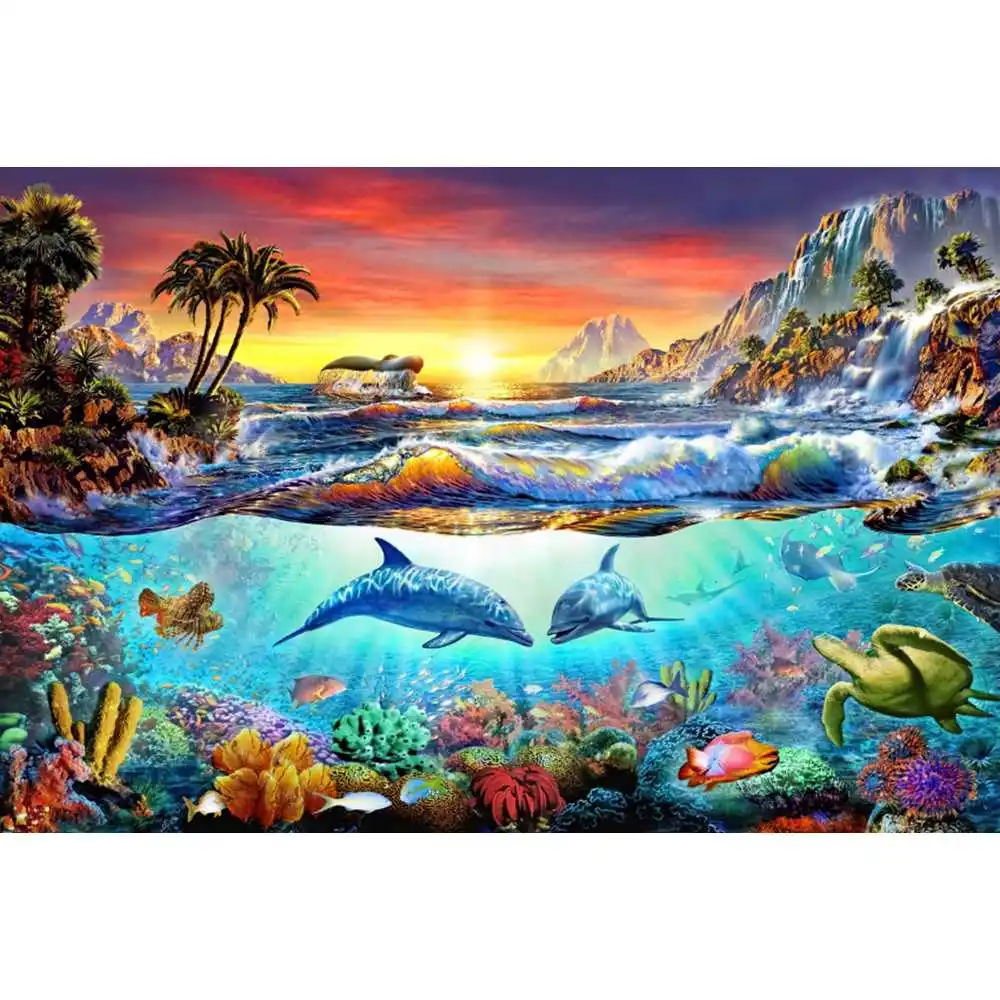 ฉากหลังโลกใต้ทะเล พื้นทะเล มหา - Aquarium Fish Of The World บทวิจารณ์และราคา
