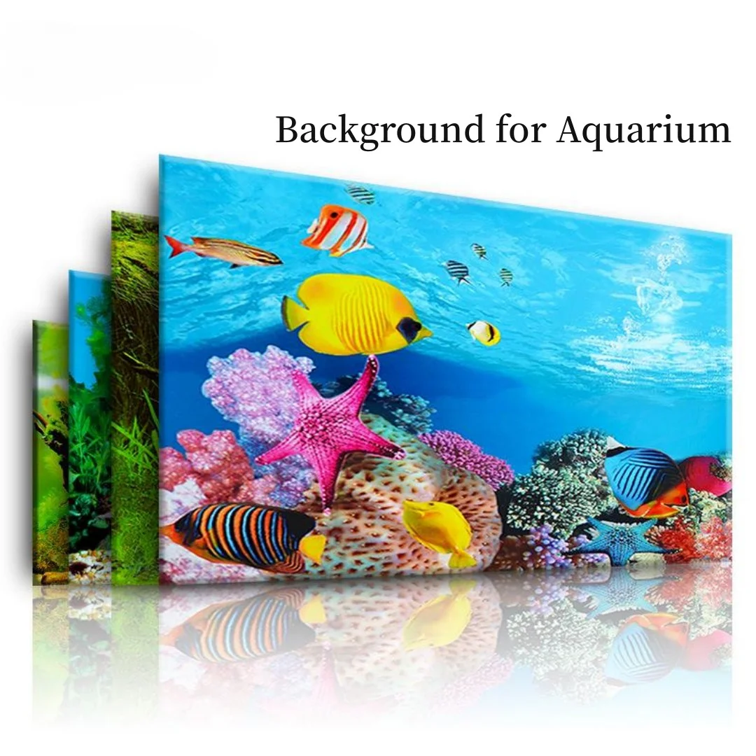 พื้นหลัง Aquarium 3D สติกเกอร์ - Aquarium Fish Background บทวิจารณ์และราคา