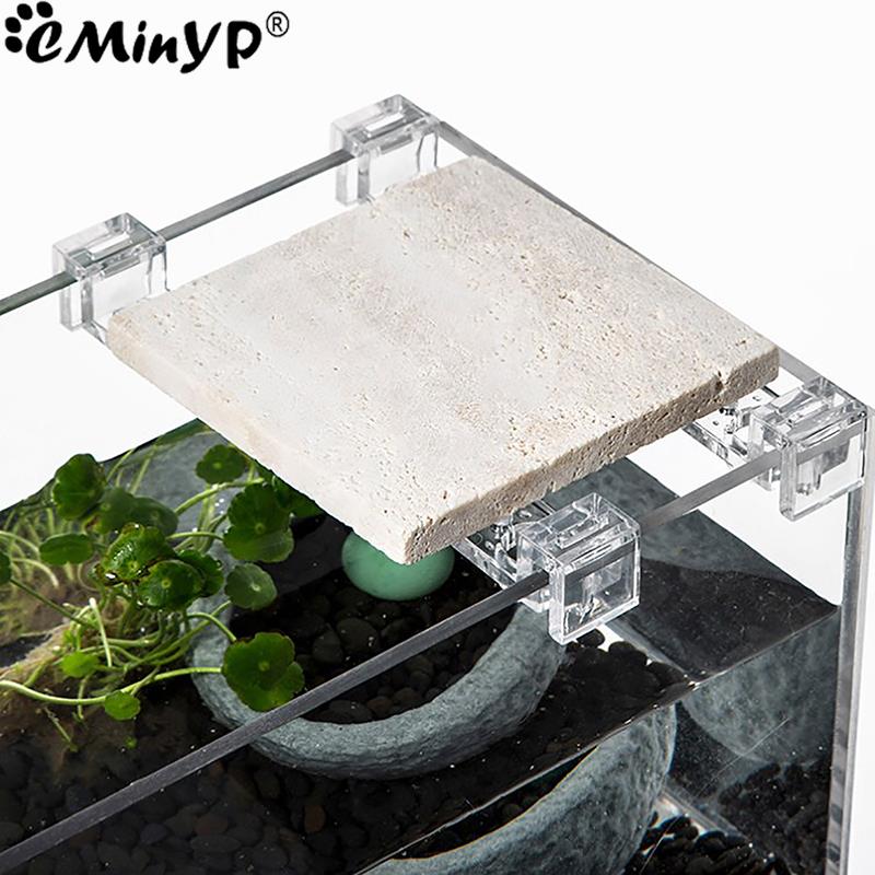 4 ชิ้นถังปลาคลิปอะคริลิคสําหรั - Aquarium Fish Background บทวิจารณ์และราคา