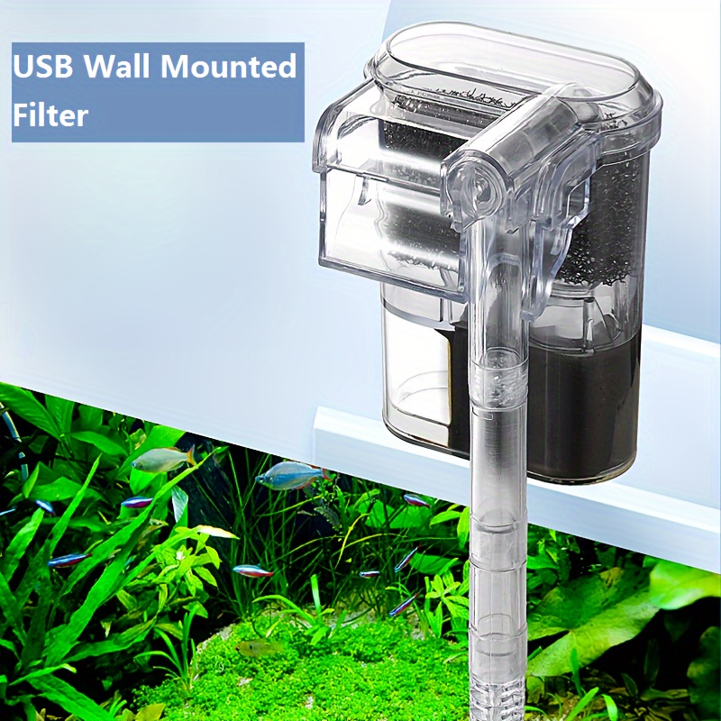 เครื่องกรองติดผนัง 2.5W DC 5V  - Aquarium Fish Background บทวิจารณ์และราคา