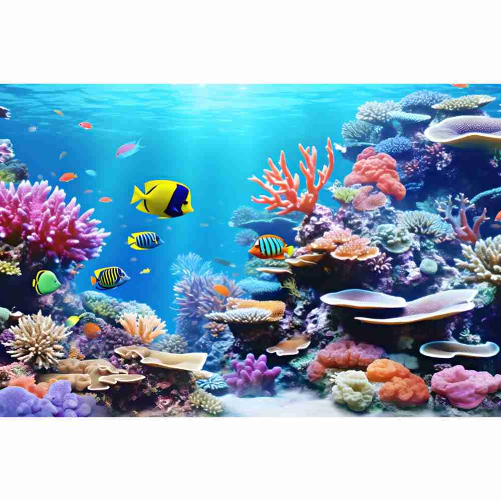 ฉากหลังถ่ายภาพโลกใต้ทะเล ปลา แ - Aquarium Fish Of The World บทวิจารณ์และราคา