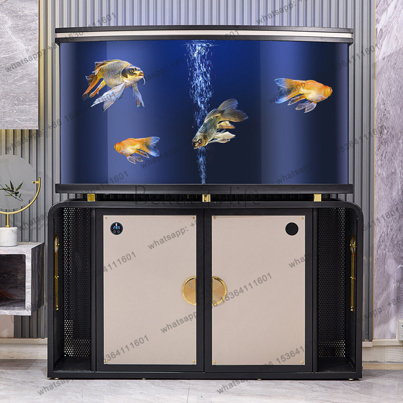 ตู้ปลาใหม่สำหรับห้องนั่งเล่นขน - Aquarium Fish Dragon บทวิจารณ์และราคา