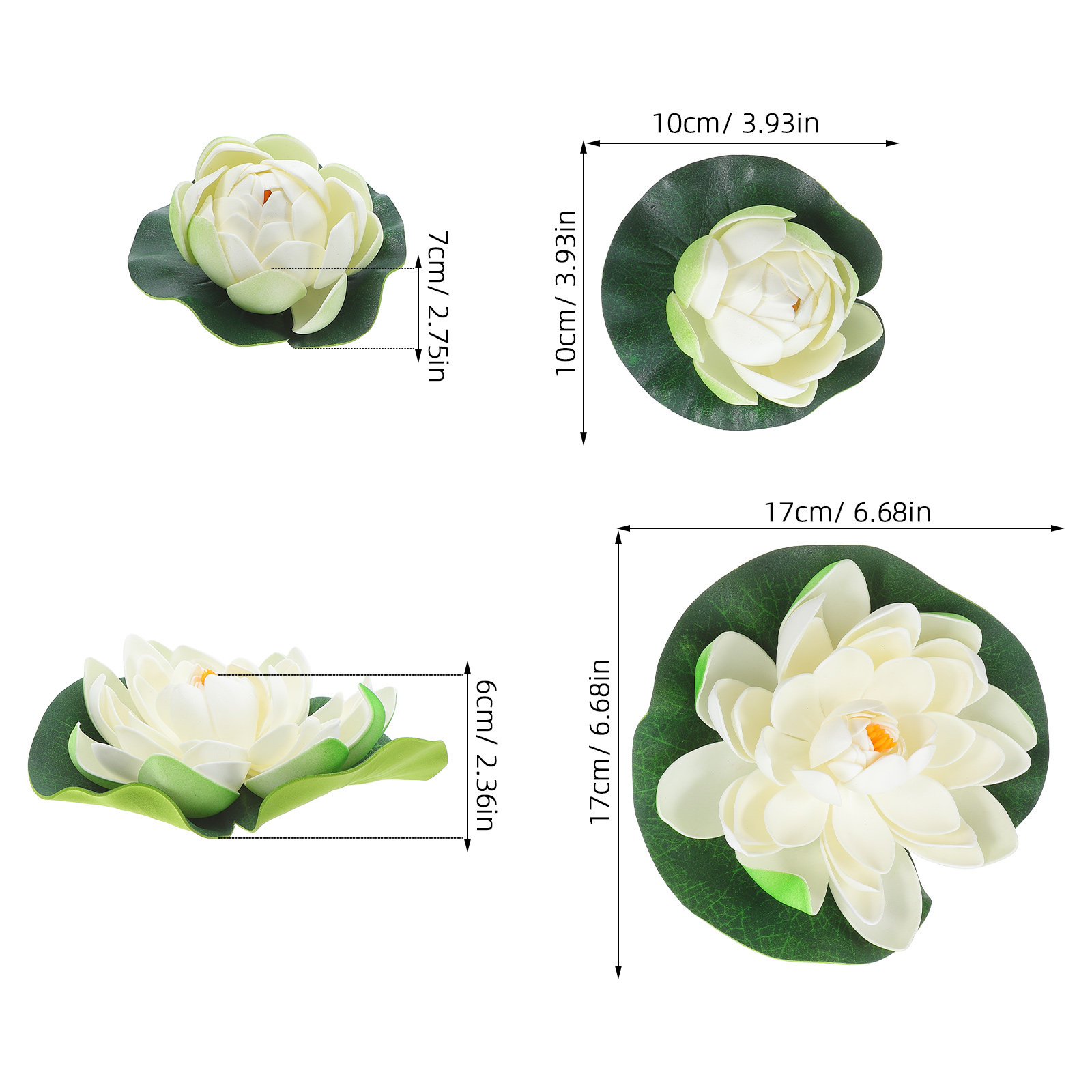 5 ชิ้น ใบบัวลอยน้ำเทียม จำลองส - Aquarium Fish In Pond บทวิจารณ์และราคา