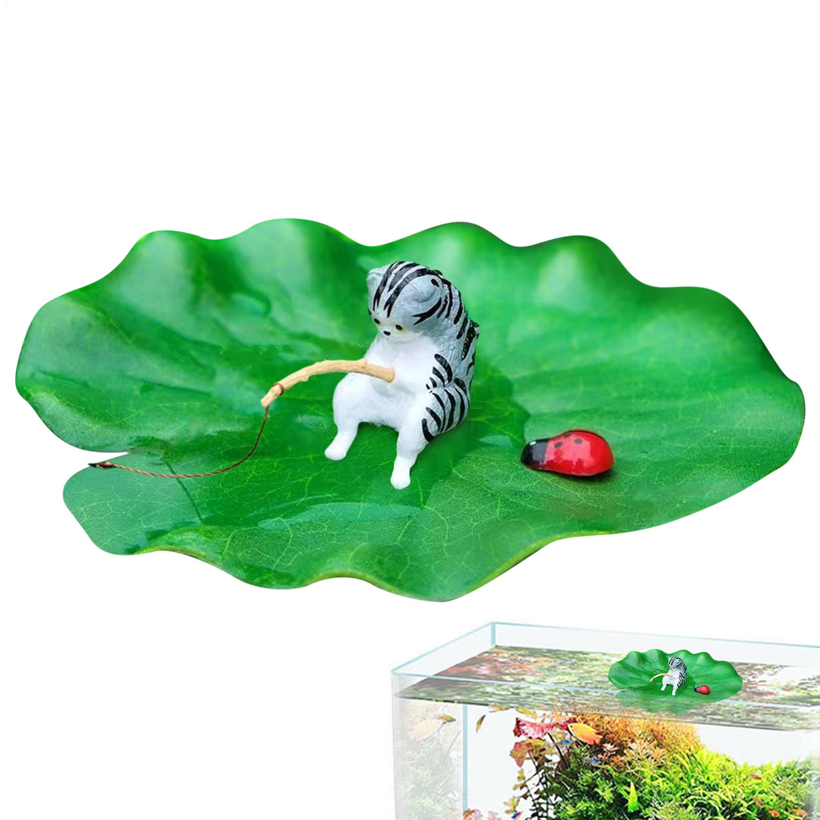 โมเดลตกแต่งตู้ปลาใบบัวลอยน้ำขน - Aquarium Fish Names บทวิจารณ์และราคา