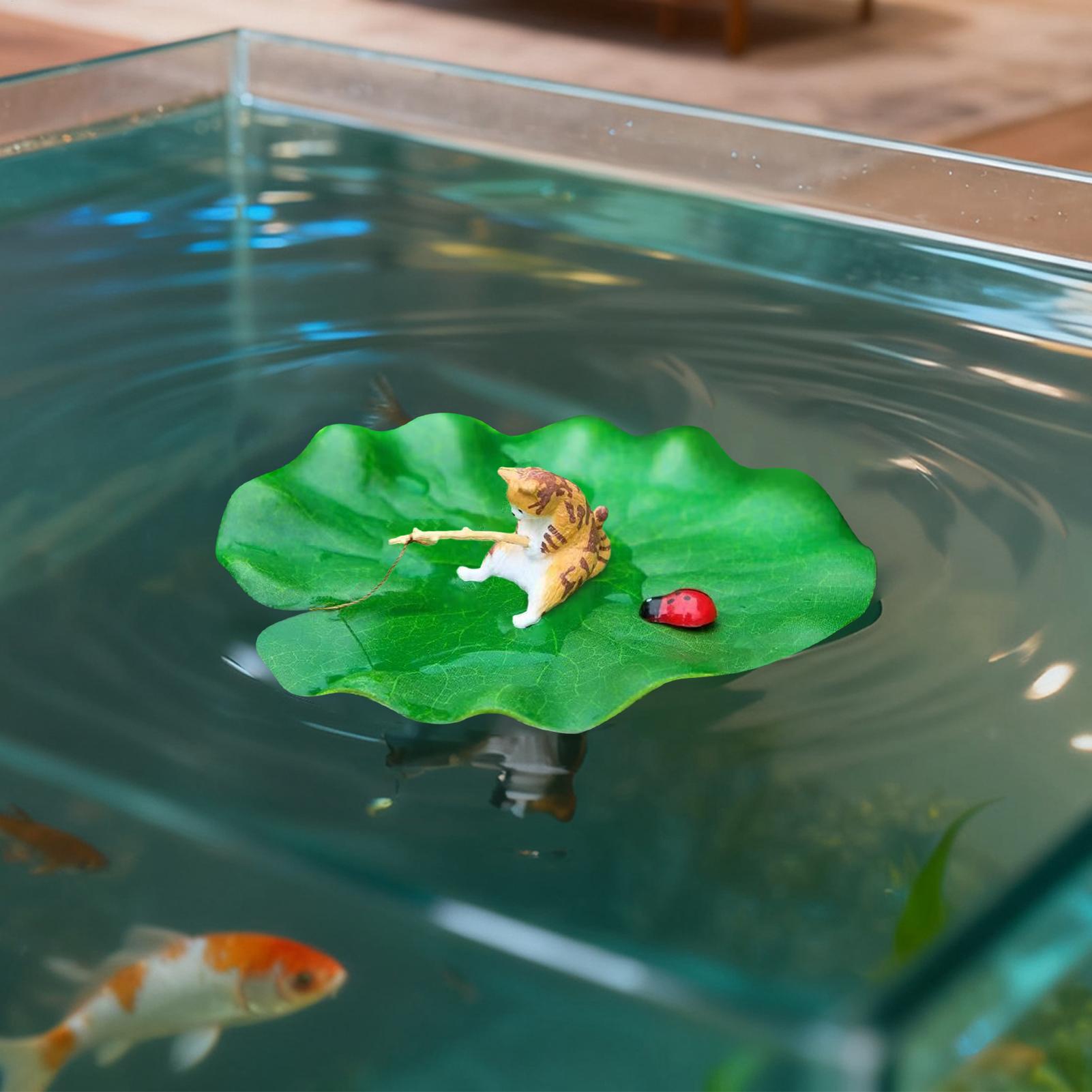 โมเดลตกแต่งตู้ปลาใบบัวลอยน้ำขน - Aquarium Fish Names บทวิจารณ์และราคา